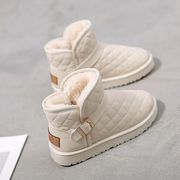 雪地靴女2023年冬季洋气时尚棉鞋加绒加厚面包防水防滑女鞋子