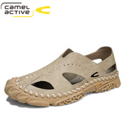 camelactive骆驼动感包头凉鞋男士夏季软面耐磨底沙滩鞋潮