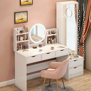 北欧梳妆台卧室现代简约小户型收纳柜一体网红ins风高档化妆桌子