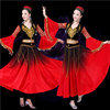 2022新疆维吾尔族服装肚皮舞亮片，演出服少数民族舞蹈，服成人女