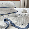 有态度韩国夹棉绗缝床盖三件套纯棉榻榻米垫子加厚全棉床单四季通