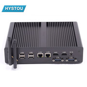 hystou迷你电脑主机i7-5500u双网口软路由mini工控电脑瘦客户机pc