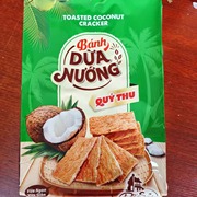 越南特产椰子味烤饼banh dua nuong椰子饼干225g香脆酥脆点心茶点
