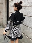 RIXO EXIT法式轻熟风御姐套装女神范气质高级感上衣连衣裙两件套