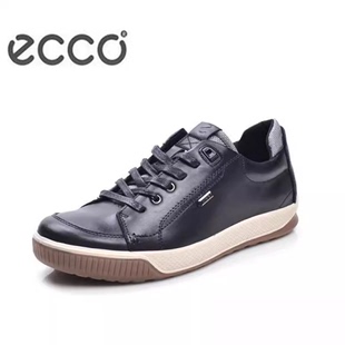 Ecco爱步男鞋真皮系带户外运动休闲鞋英伦复古潮流板鞋路威501824