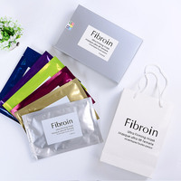 泰国fibroin祛痘蚕丝面膜，深层补水保湿清洁小f面膜，玻尿酸12片