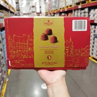 山姆比利时进口原味松露状代可可脂巧克力454g*3盒节日礼盒装