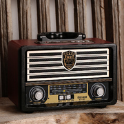 木质复古无线蓝牙音箱4.0手x机，插卡户外音响，迷你低音炮调频收音机