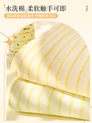 加厚水洗棉床笠单件秋冬床笠罩床垫保护罩，全包纯色防尘罩套三件套