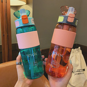 Tritan运动吸管水杯创意便携健身大容量水壶孕产杯男女学生随手杯