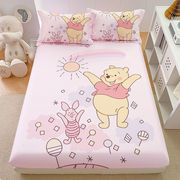 维尼熊床笠单件床罩床垫保护罩卡通儿童全包席梦思上下床床单床套