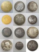 世界各国仿古钱币美国日本葡萄牙希腊印度铜钱币早期大版欧洲外币