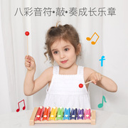 音乐七彩虹套圈叠叠乐0-3岁婴幼，儿童益智早教玩具不倒翁套塔教具