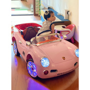 儿童电动车四轮汽车可坐人小孩，摇摆男女宝宝玩具，婴儿带遥控跑车3
