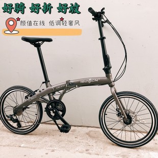 20寸铝合金折叠自行车男女超，轻便携成人碟刹变速脚踏免安装