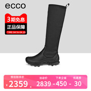 ECCO爱步女鞋高筒女靴套筒轻盈真皮长筒靴 健步C踪迹 803283