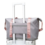 可折叠收纳女大容量，可套拉杆箱皮箱旅行轻便包包行李手提化妆包