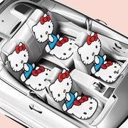 hellokitty汽车坐垫卡通可爱夏季透气清凉座套凯蒂猫半包围装饰垫