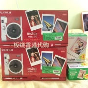 板烧港代fujifilm富士instaxmini90拍立得mini相纸+发票