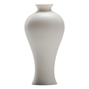 白色陶瓷迷你花瓶花器花插办公室博古架桌面家居，装饰品白瓷摆件