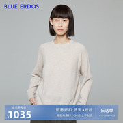 100%山羊绒BLUE ERDOS秋冬舒适简约打底衫针织衫女