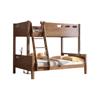 上下铺双层床橡木经济型子母床儿童床实木高低床交错式两层上下床