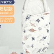 新生婴儿包被纯棉襁褓，巾防惊跳抱被包裹式包巾宝宝睡袋棉用品