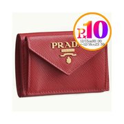 日本直邮普拉达prada折叠钱包，1mh021qwa红色，系列f068zfuoco