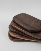 黑胡桃木整木面包板手工实木砧板日式切菜板案板寿司板面包托盘