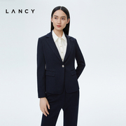 LANCY/朗姿2022秋季短款外套高级感法式通勤职业OL女士上衣