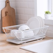 滴水碗碟架晾碗沥水架不锈钢厨房，收纳置物免打孔碗筷餐具碗盘架子