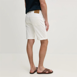 Calvin Klein Jeans CK 男士修身白色时尚短裤牛仔裤 J30J327536