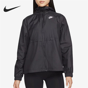 Nike/耐克黑色运动外套女子连帽夹克秋款运动上衣 DM6180-010