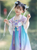 女童汉服襦裙夏季儿童唐装连衣裙，小女孩中国风，公主裙古装裙子