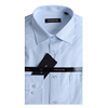 雅戈尔中年男士商务，正装纯棉免烫条纹宽松大码长袖衬衫ta1dp14109