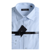 雅戈尔中年男士商务正装纯棉，免烫条纹宽松大码长袖衬衫ta1dp14109