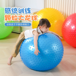 早教大龙球儿童前庭感统训练器材幼儿园平衡触觉，瑜伽家用按摩玩具