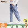 pawinpaw卡通小熊童装2024年春季男童做旧款休闲牛仔裤长裤