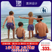 Tom Teddy儿童夏日海边沙滩亲子装沙滩裤短裤防晒防氯防紫外