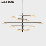 马斯登marsden客厅灯西班牙云石，灯创意艺术灯，现代简约餐厅灯具