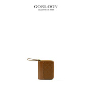 法国古士龙GOSLOON-H92女士头层牛皮短款钱包手拿包卡包