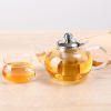 金美莱茶壶开水壶花，茶壶茶叶耐高温电磁炉烧水壶透明玻璃带刻度