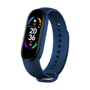 崇戴智能手表运动计步器闹钟彩屏蓝牙腕表测心率量血压血氧多功能