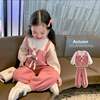 童装女童春季套装2022中小童韩版春秋洋气2到7岁宝宝两件套潮