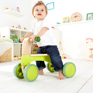 Hape新奇踏行车婴幼儿童益智力玩具宝宝学步车滑行车手推车男女孩