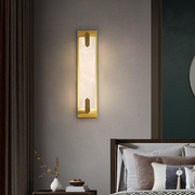 新中式壁灯简约大气走廊过道卧室床头客厅电视背景墙创意长条灯具