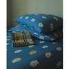 咕噜小鱼饼学生宿舍氛围，感双层纱，可爱纯棉单件床单床笠被套枕套