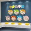 七步洗手法主题幼儿园文化墙面装饰创意环创布置亚克力卫生间厕所