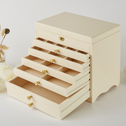 首饰盒欧式韩国珠宝盒木质，收纳盒漆器超大容量，多层物生日送礼