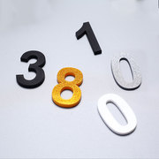水晶字门牌号家用号码牌数字贴亚克力定制高端3D立体英文字母